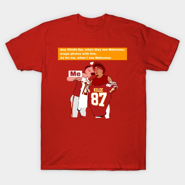 Chiefs fans T-Shirt by Mic jr